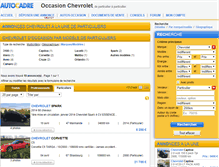 Tablet Screenshot of chevrolet-particulier.autocadre.com