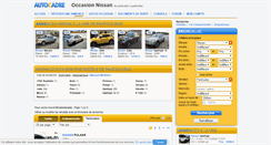 Desktop Screenshot of nissan-particulier.autocadre.com
