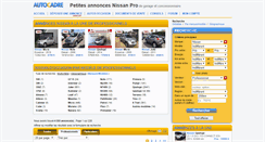 Desktop Screenshot of nissan-pro.autocadre.com