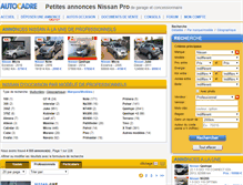 Tablet Screenshot of nissan-pro.autocadre.com