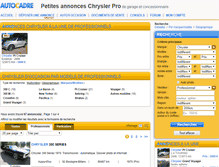 Tablet Screenshot of chrysler-pro.autocadre.com