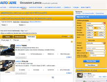 Tablet Screenshot of lancia-particulier.autocadre.com