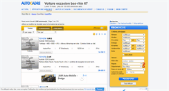 Desktop Screenshot of bas-rhin.autocadre.com