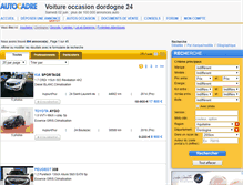 Tablet Screenshot of dordogne.autocadre.com