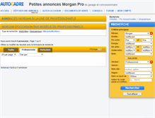 Tablet Screenshot of morgan-pro.autocadre.com