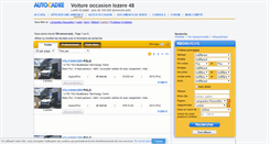 Desktop Screenshot of lozere.autocadre.com
