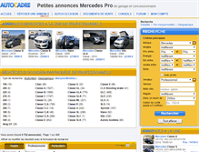 Tablet Screenshot of mercedes-pro.autocadre.com
