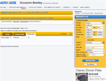 Tablet Screenshot of bentley-particulier.autocadre.com