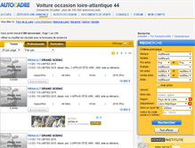 Tablet Screenshot of loire-atlantique.autocadre.com