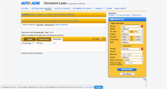 Desktop Screenshot of lada-particulier.autocadre.com