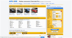 Desktop Screenshot of chevrolet-pro.autocadre.com