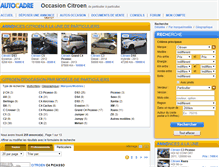Tablet Screenshot of citroen-particulier.autocadre.com