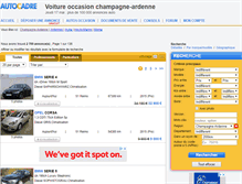Tablet Screenshot of champagne-ardenne.autocadre.com