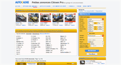 Desktop Screenshot of citroen-pro.autocadre.com