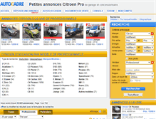 Tablet Screenshot of citroen-pro.autocadre.com