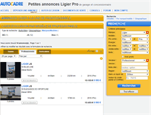 Tablet Screenshot of ligier-pro.autocadre.com