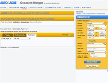 Tablet Screenshot of morgan-particulier.autocadre.com