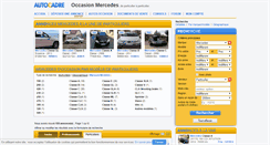 Desktop Screenshot of mercedes-particulier.autocadre.com