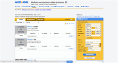 Desktop Screenshot of cotes-d-armor.autocadre.com