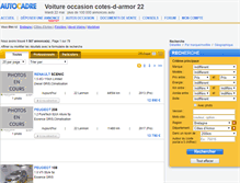 Tablet Screenshot of cotes-d-armor.autocadre.com