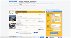 Desktop Screenshot of gironde.autocadre.com