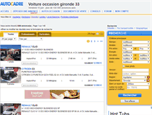 Tablet Screenshot of gironde.autocadre.com