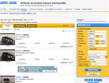 Tablet Screenshot of basse-normandie.autocadre.com