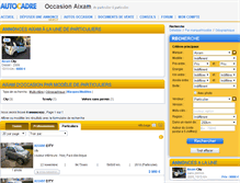 Tablet Screenshot of aixam-particulier.autocadre.com