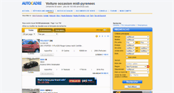 Desktop Screenshot of midi-pyrenees.autocadre.com