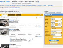 Tablet Screenshot of nord-pas-de-calais.autocadre.com