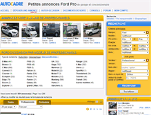 Tablet Screenshot of ford-pro.autocadre.com